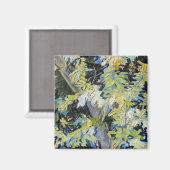 Vincent van Gogh, blühende Akazienzweige, Magnet (Vorderseite/Rückseite)