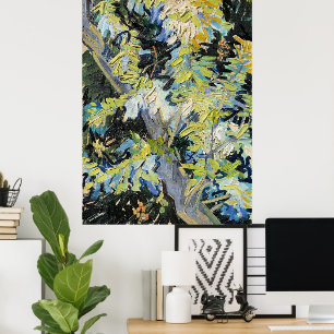Vincent van Gogh, Blühende Akazienzweige, Poster
