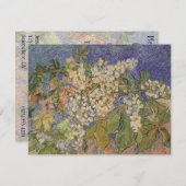 Vincent van Gogh - blühende Kastanienzweige Einladung (Vorne/Hinten)