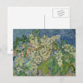 Vincent van Gogh | Blühende Kastanienzweige Postkarte (Vorne/Hinten)
