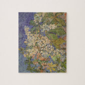 Vincent van Gogh - blühende Kastanienzweige Puzzle (Vertikal)