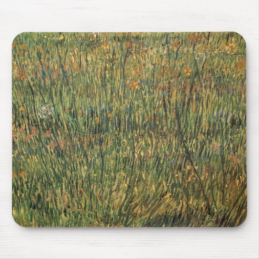 Vincent van Gogh - Blühende Weide Mousepad (Vorne)