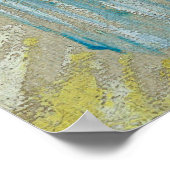 Vincent Van Gogh - blühende Zweigniederlassung aus Poster (Ecke)