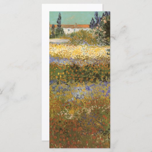 Vincent van Gogh - Blühender Garten (Vorne/Hinten)