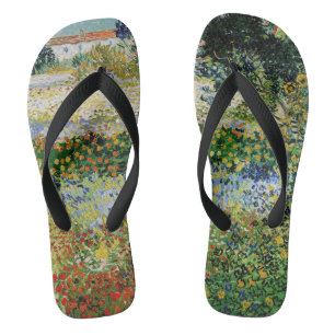 Vincent van Gogh - Blühender Garten Badesandalen