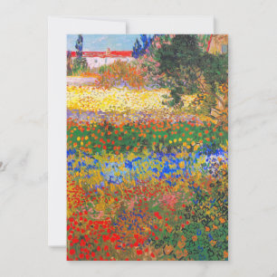 Vincent Van Gogh blühender Garten Einladung