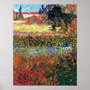 Vincent Van Gogh - Blühender Garten Fine Art Poster
