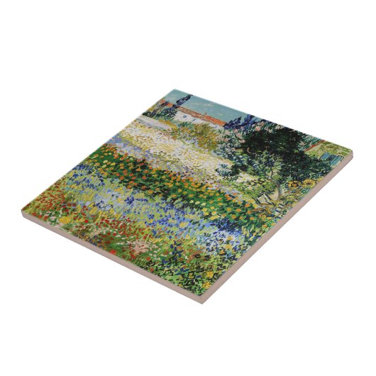 Vincent van Gogh - Blühender Garten Fliese (Seite)