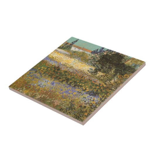 Vincent van Gogh - Blühender Garten Fliese (Seite)
