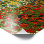 Vincent van Gogh - Blühender Garten Fotodruck (Ecke)