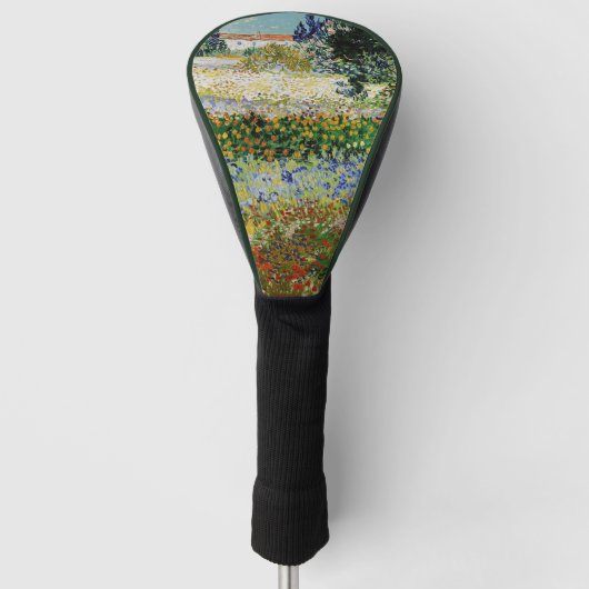 Vincent van Gogh - Blühender Garten Golf Headcover (Vorderseite)