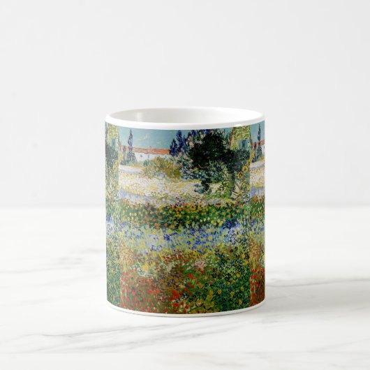 Vincent van Gogh - Blühender Garten Kaffeetasse (Mittel)