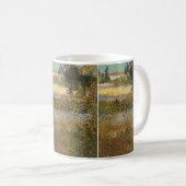Vincent van Gogh - Blühender Garten Kaffeetasse (VorderseiteRechts)