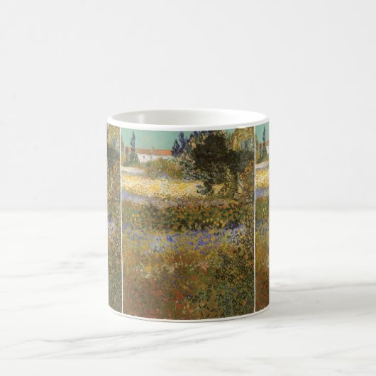 Vincent van Gogh - Blühender Garten Kaffeetasse (Mittel)