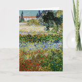 Vincent van Gogh - Blühender Garten Karte (Vorderseite)