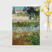 Vincent van Gogh - Blühender Garten Karte (Gelbe Blume)