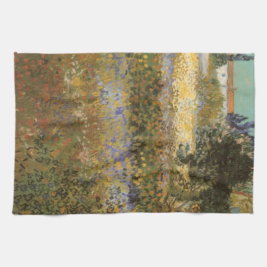 Vincent van Gogh - Blühender Garten Küchentuch (Horizontal)