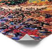 Vincent Van Gogh - blühender Garten mit Pfad Poster (Ecke)