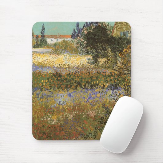 Vincent van Gogh - Blühender Garten Mousepad (Mit Mouse)
