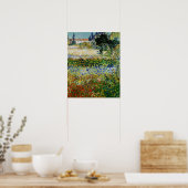 Vincent van Gogh - Blühender Garten Poster (Küche)