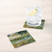 Vincent van Gogh - Blühender Garten Rechteckiger Pappuntersetzer (Vor Ort)