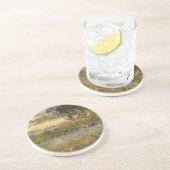 Vincent van Gogh - Blühender Garten Sandstein Untersetzer (Seite)