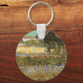 Vincent van Gogh - Blühender Garten Schlüsselanhänger (Vorderseite)