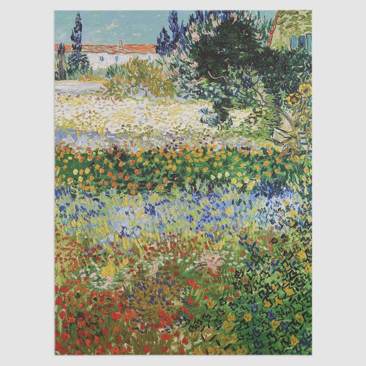 Vincent van Gogh - Blühender Garten Seidenpapier