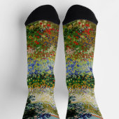 Vincent van Gogh - Blühender Garten Socken (Oben)