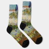 Vincent van Gogh - Blühender Garten Socken (Rechts)