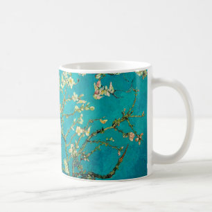 Vincent Van Gogh Blühender Mandelbaum Florale Kuns Kaffeetasse