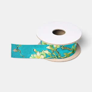Vincent Van Gogh Blühender Mandelbaum Florale Kuns Satinband