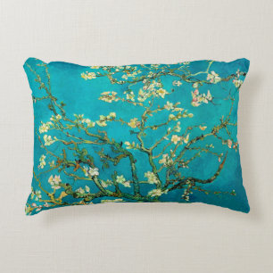 Vincent Van Gogh Blühender Mandelbaum Florale Kuns Zierkissen