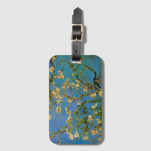 Vincent van Gogh - Blühender Mandelbaum Gepäckanhänger (Vorderseite Vertikal)
