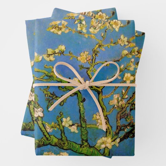 Vincent van Gogh - Blühender Mandelbaum Geschenkpapier Set (Beispiel)