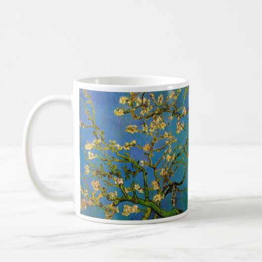 Vincent van Gogh - Blühender Mandelbaum Kaffeetasse (Links)