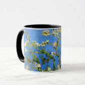 Vincent Van Gogh - Blühender Mandelbaum Kunst Tasse (Vorderseite Links)