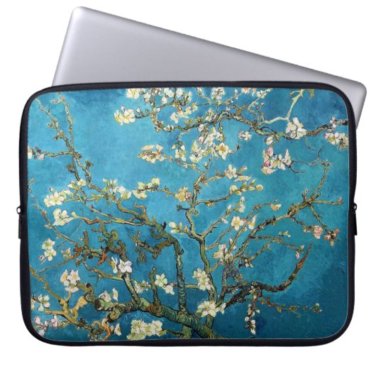 Vincent van Gogh, blühender Mandelbaum Laptopschutzhülle (Vorderseite)