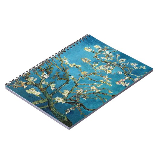 Vincent van Gogh, blühender Mandelbaum Notizblock (Linke Seite)