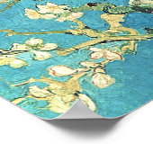 Vincent van Gogh Blühender Mandelbaum Poster (Ecke)