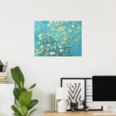 Vincent van Gogh Blühender Mandelbaum Poster (Heimbüro)
