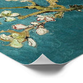 Vincent Van Gogh - blühender Mandelbaum Poster (Ecke)