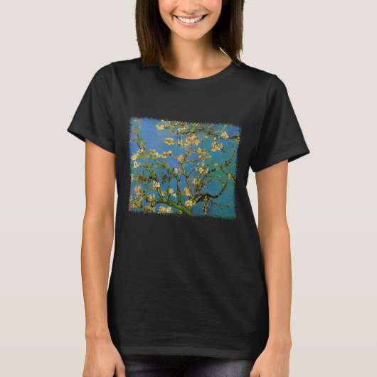 Vincent van Gogh - Blühender Mandelbaum T-Shirt (Vorderseite)