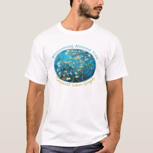 Vincent van Gogh, blühender Mandelbaum T-Shirt (Vorderseite)