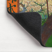 Vincent van Gogh - Blühender Pflaumenbaum Mousepad (Ecke)
