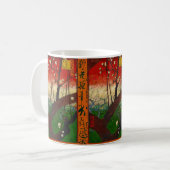 Vincent van Gogh - Blühender Pflaumenbaumgarten Kaffeetasse (Vorderseite Links)