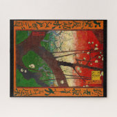 Vincent van Gogh - Blühender Pflaumenbaumgarten Puzzle (Horizontal)