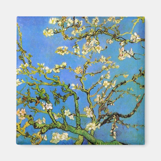 Vincent Van Gogh - Blühendes Almond Tree Kunst, Di Magnet (Vorne)