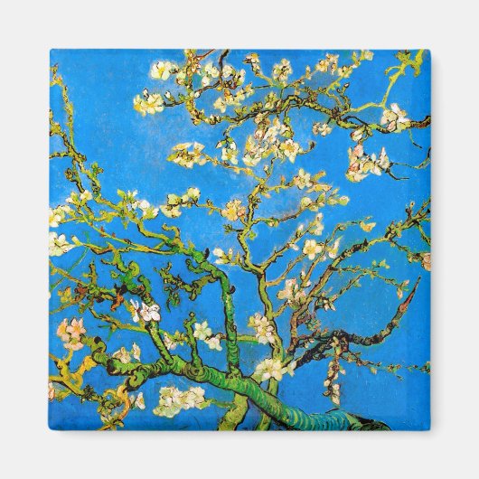 Vincent Van Gogh - Blühendes Almond Tree Kunst, Di Magnet (Vorne)