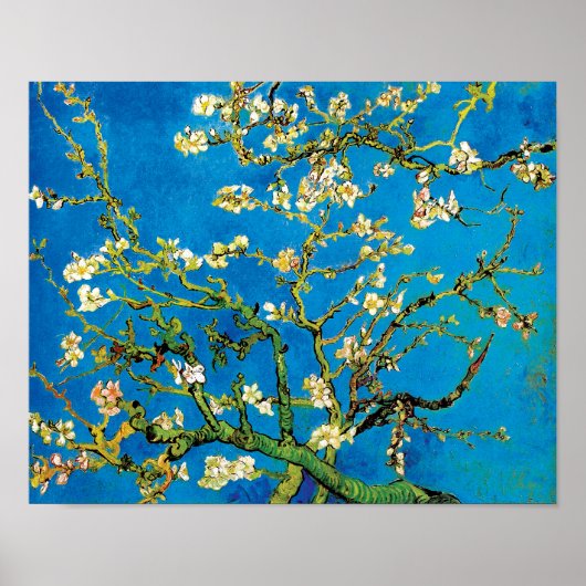 Vincent Van Gogh - Blühendes Almond Tree Kunst, Di Poster (Vorne)